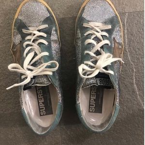 Superstar Glitter Trainers cool look..will be on sale next September